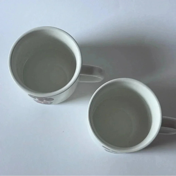 Pottery Barn Christmas Present Dog Mugs by Denise Fiedler Dachshund Weinerdog 2 - Picture 2 of 4